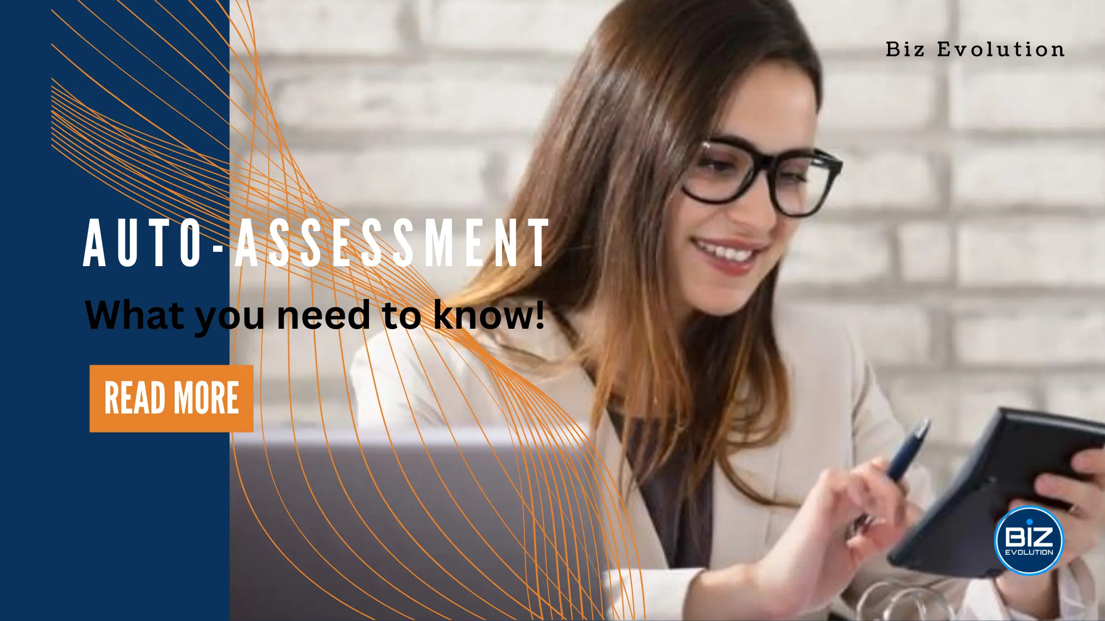 A person sitting at a desk reviewing a document titled "SARS Auto-Assessment" on a computer screen.