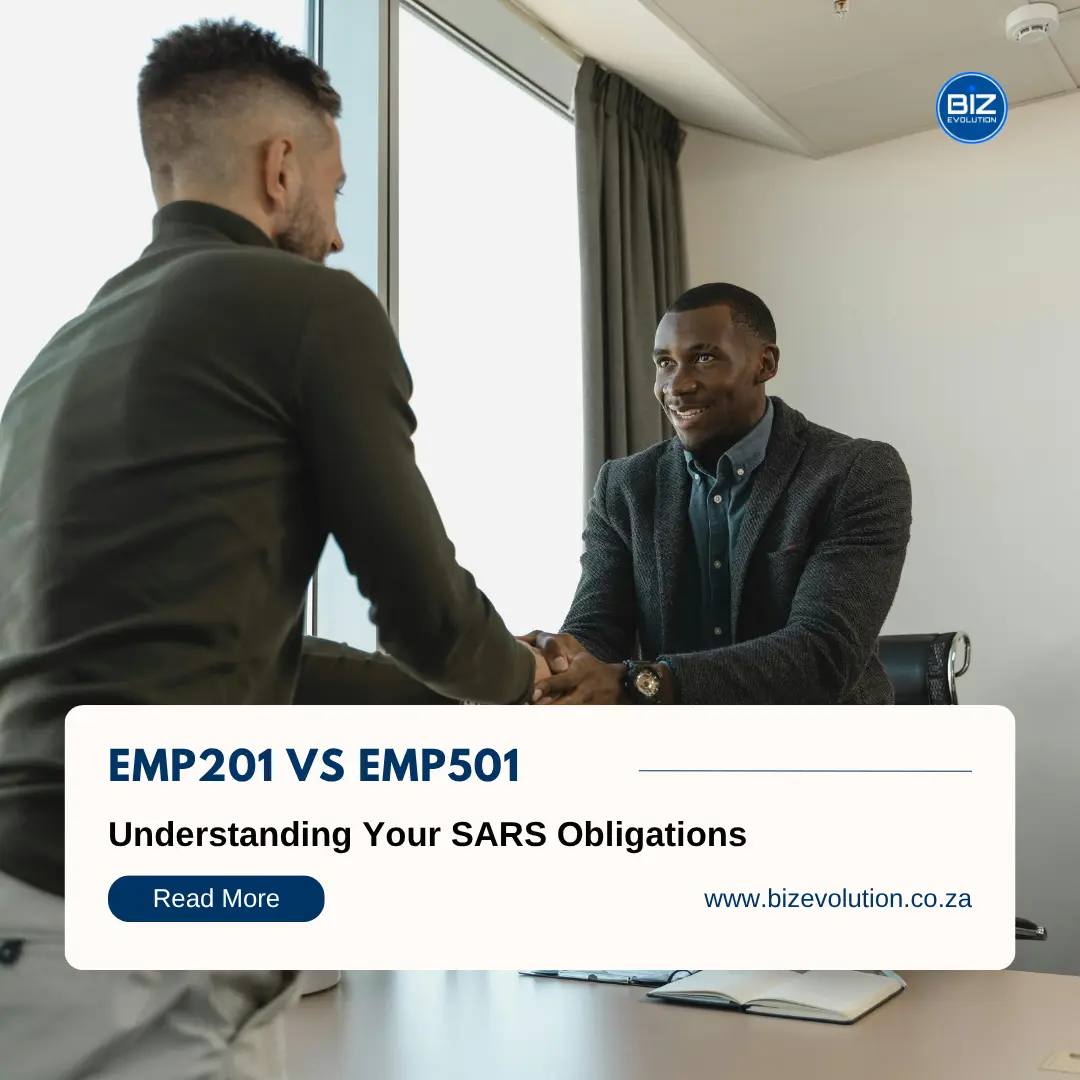 EMP201 vs EMP501 comparison for South African employers