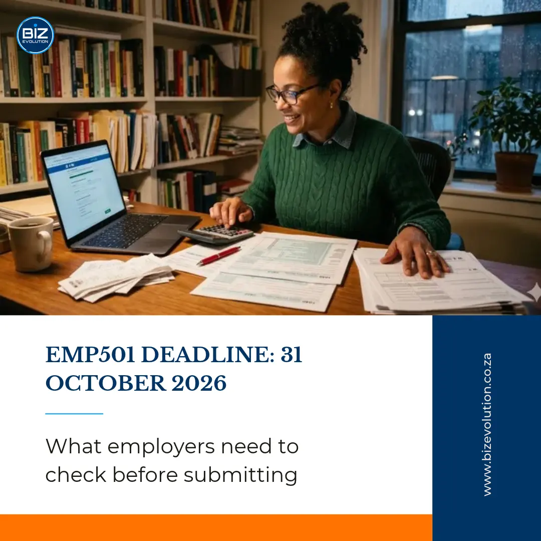 EMP501 deadline 31 October 2026 for South African employers